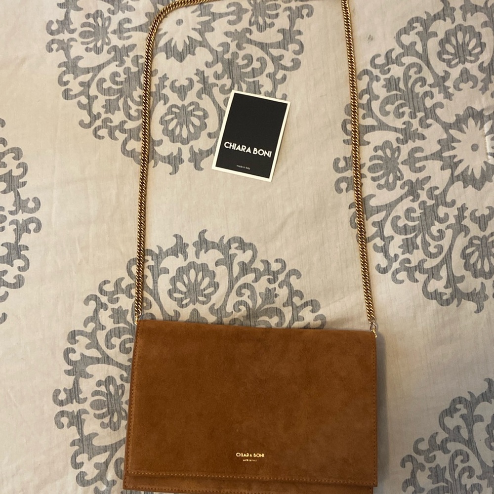 Chiara Boni Suede Shoulder Bag